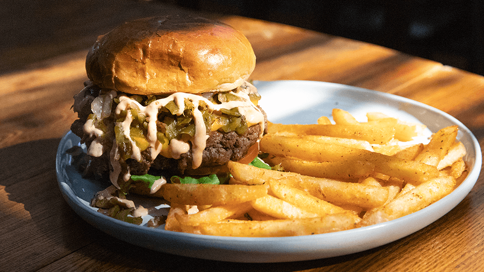 Green Chile Burger