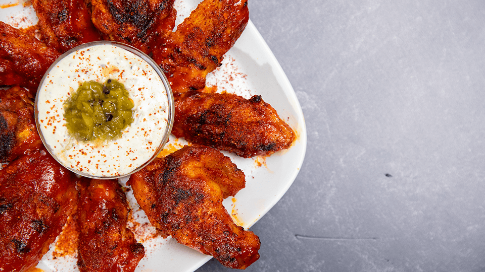 Hatch Red Chile Honey Wings