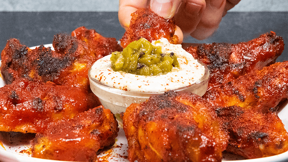 Hatch Red Chile Honey Wings