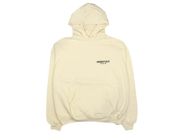 fear of god essentials logo pullover hoodie