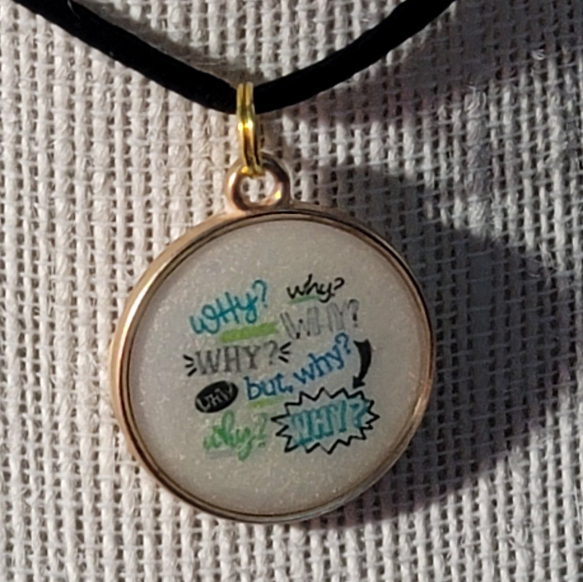 Why Why Why Why Pendant Charm