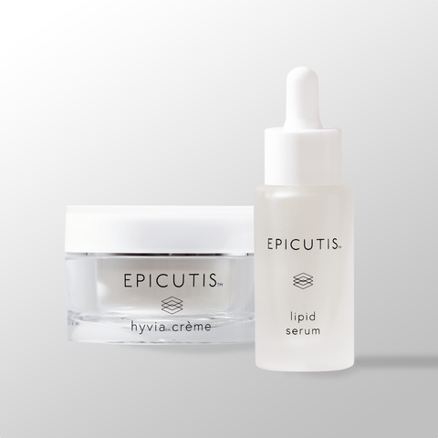 Epicutis Luxury Skincare Set consisting of Lipid Serum and moisturizing HYVIA Crème
