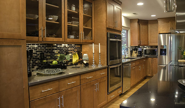 Black and Stainless Kitchen