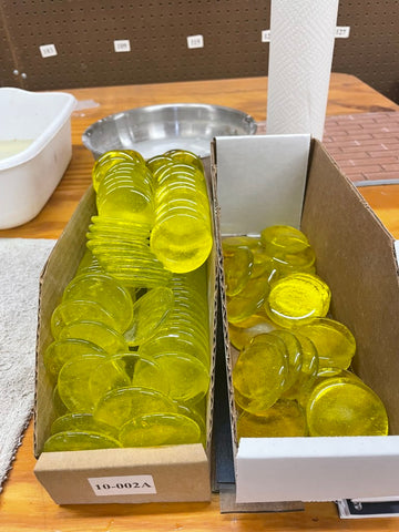 Yellow Glass Circles