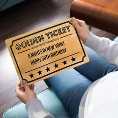 mother's day gift golden ticket