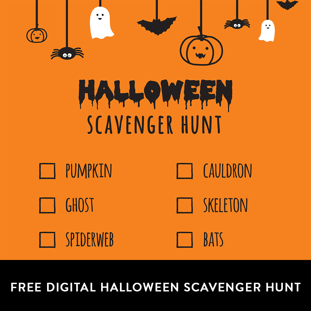 FREE Digital Download Halloween Scavenger Hunt