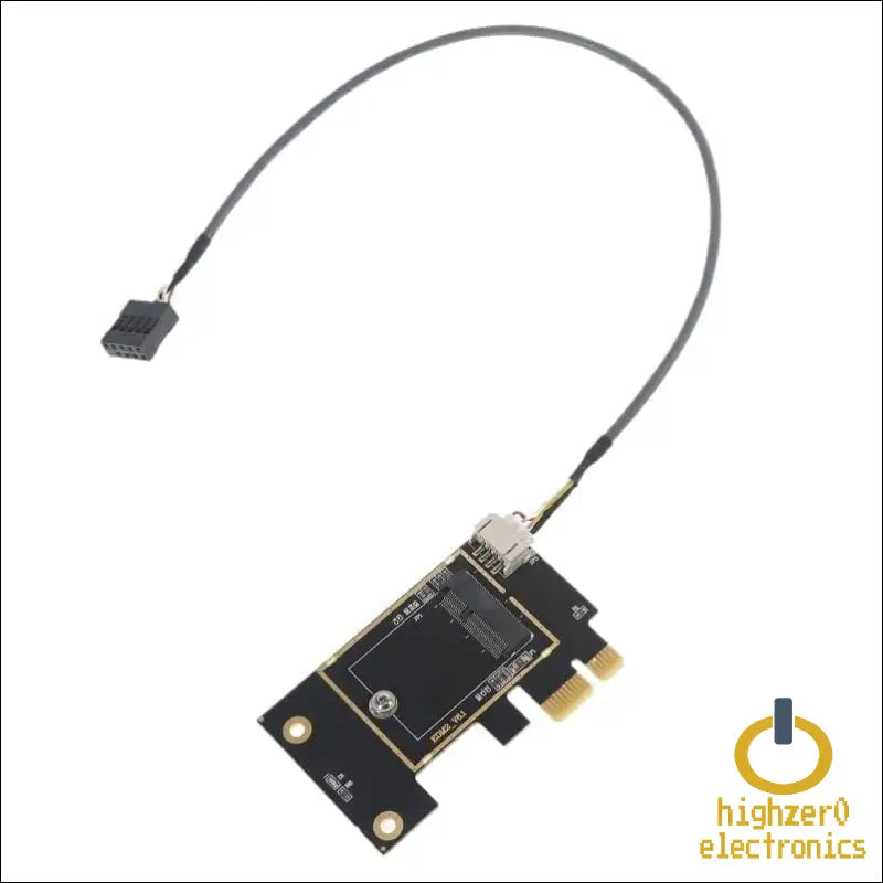 M.2 NGFF Wireless Card to PCI-e 1X Adapter M.2 Bluetooth-compatible Network Card To WIFI WLAN Converter Desktop for 8260