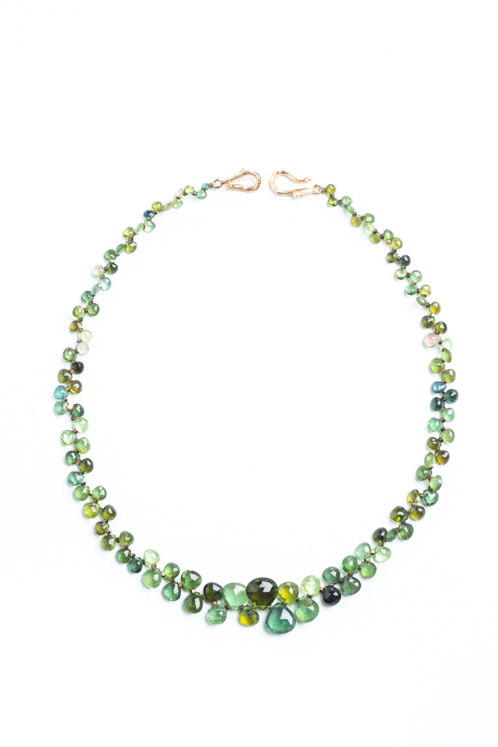 Blue & Green Tourmaline Necklace image