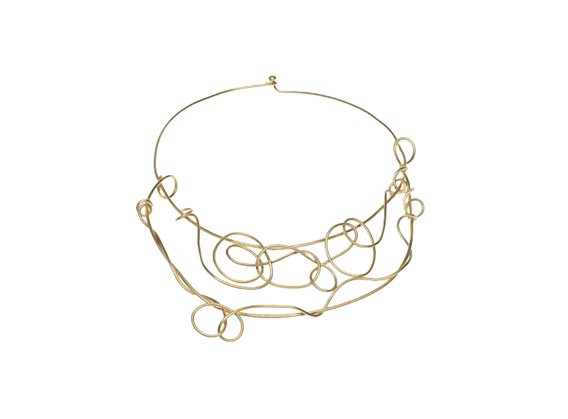 Gold Wire Necklace image