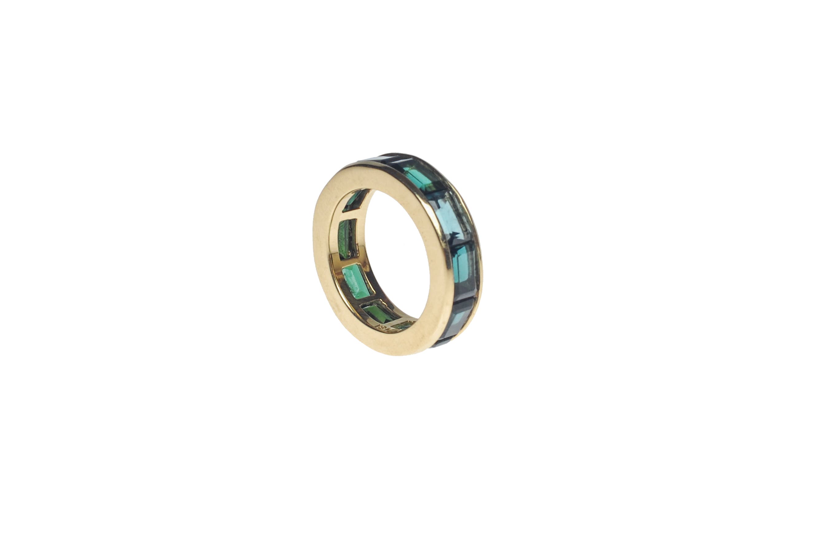 Blue & Green Tourmaline Ring image