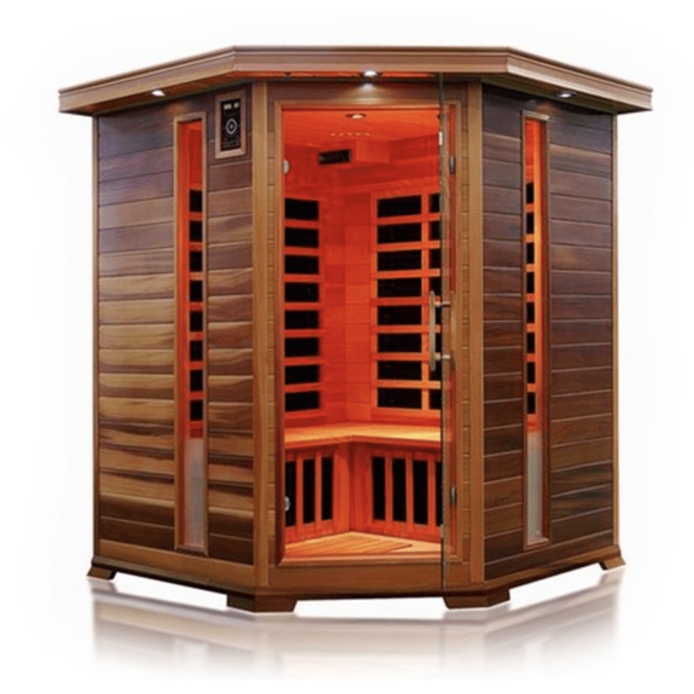 Canadian Red Cedar Indoor Dry Infrared Sauna 8 Carbon Fiber Heaters