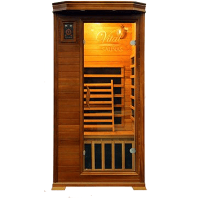 Vital Health Elite (Canadian Red Cedar) Full Spectrum 1 Person Sauna