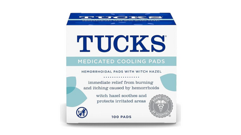 TUCKS Medicated Cooling Pads, 100 Count – Pads with Witch Hazel, Cleanses Sensitive Areas, Protects from Irritation, Hemorrhoid Treatment, Medicated Pads Used By Hospitals