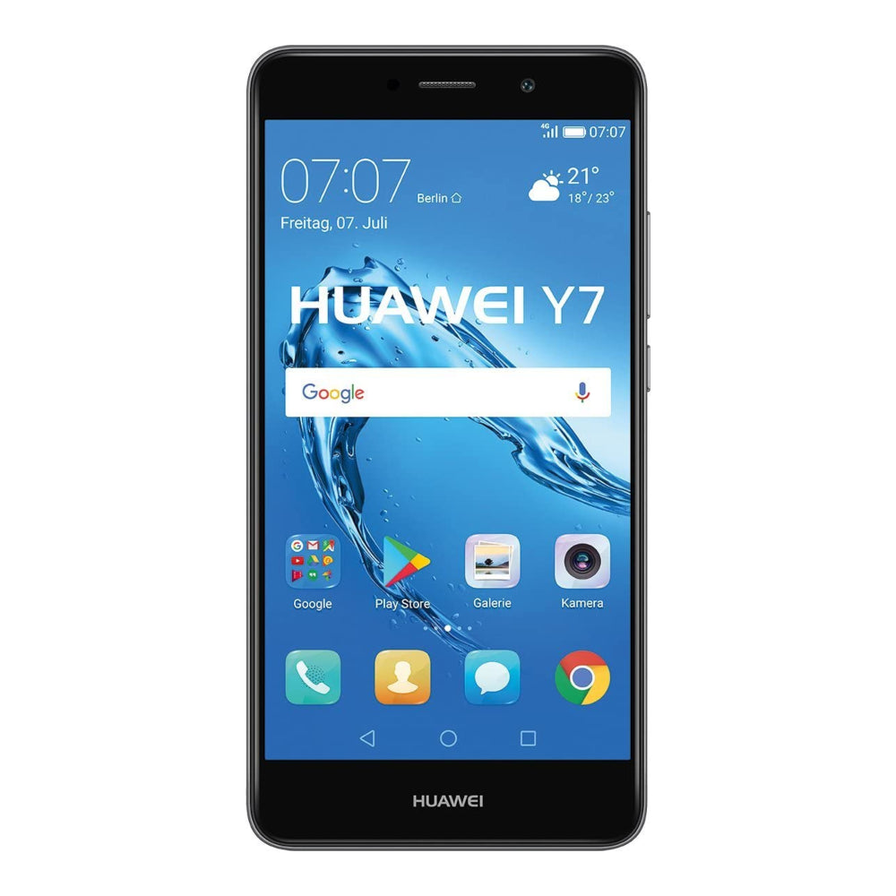 Huawei Y7 (2017) - EU Model - Single SIM - Black - 16GB - 2GB RAM - Unlocked