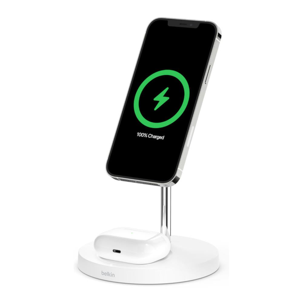 Belkin BOOSTCHARGE PRO 2-in-1 Wireless Charging Stand with MagSafe - W -  Clove Technology