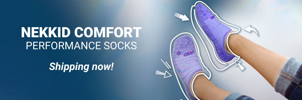 Nekkid Comfort Performance Socks Shipping Now