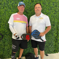 Dean Matt and SHannon Yeager attempting the 48-48-48 pickleball world record