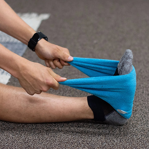 Towel Stretch Exercise for sprained ankles