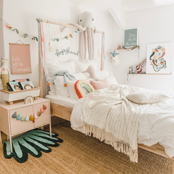 Magical Mermaid Under the sea bedroom decor