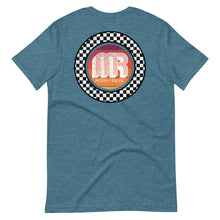 Load image into Gallery viewer, Misfitz Ombre Checkered logo Front Short-Sleeve Unisex T-Shirt
