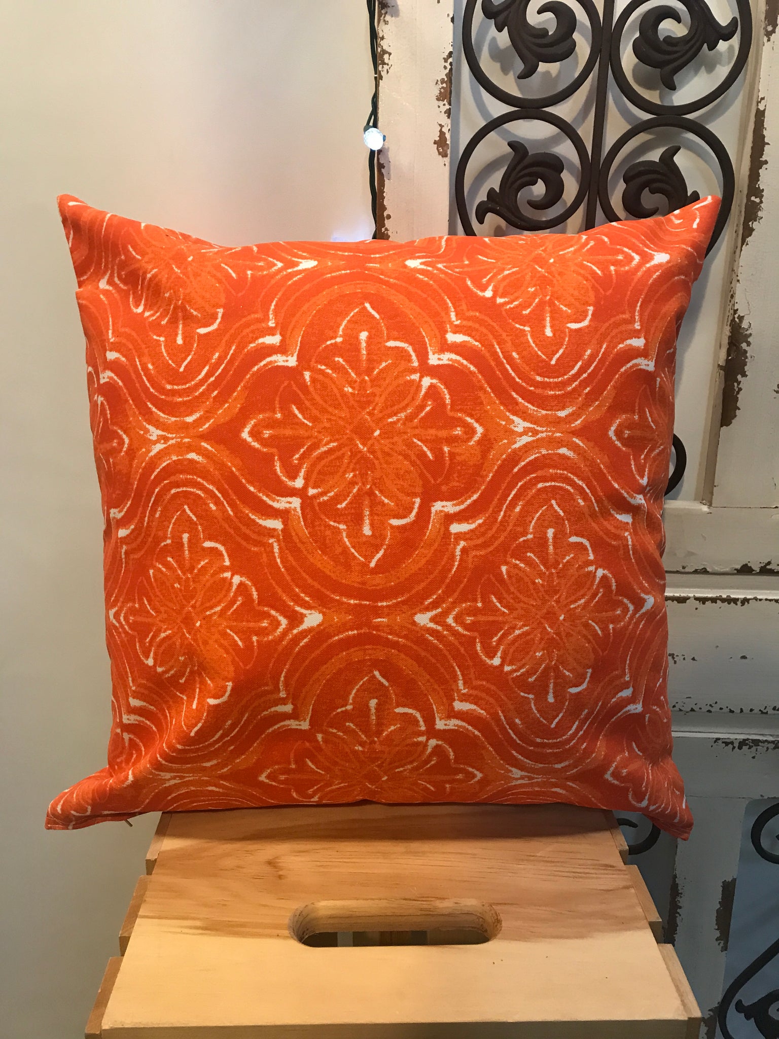 20 Rustic Orange Pillow Cover Inrugco Indiana Rug Co Mishawaka In