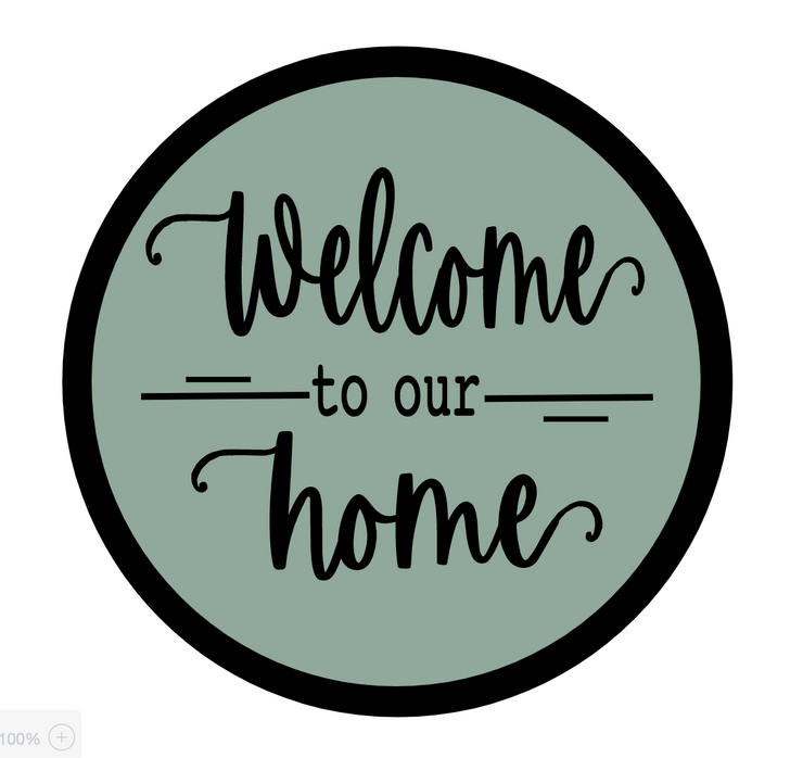 Welcome To Our Home Svg File Root 937