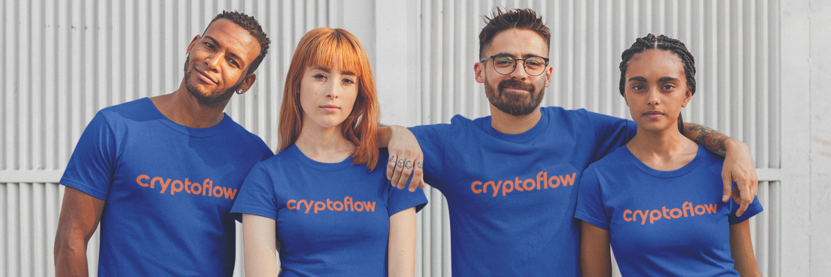 cryptoflow business startup tshirts