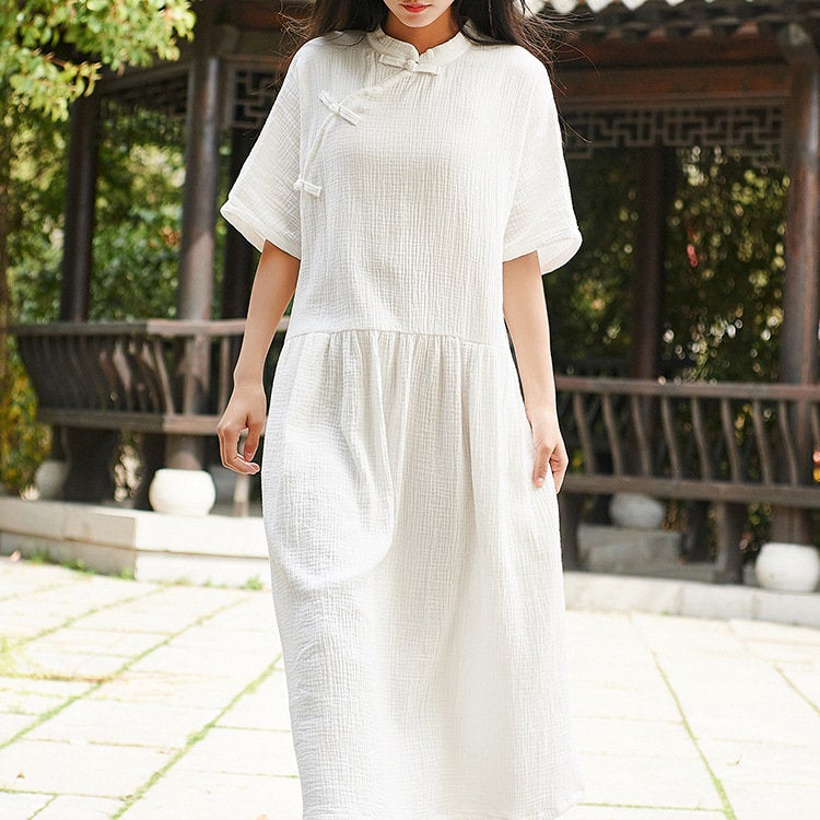 linen tent dress