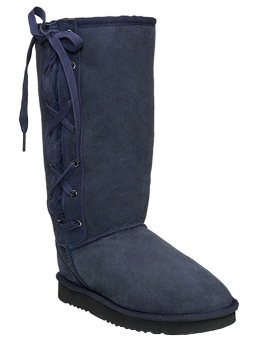 navy blue tall ugg boots