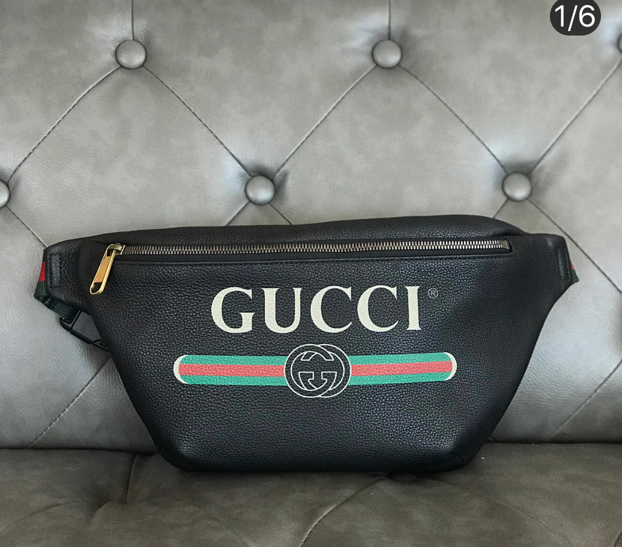 Gucci Print Large Leather Belt Bag/Fanny Pack – Midtown Authentic Wyckoff