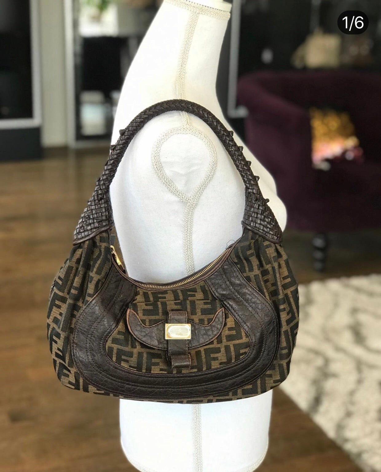 fendi zucca spy bag