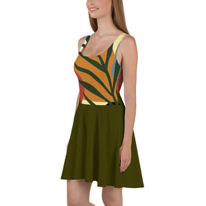 *Botanic* Design, Karaka Green Ladies Flowy Dress