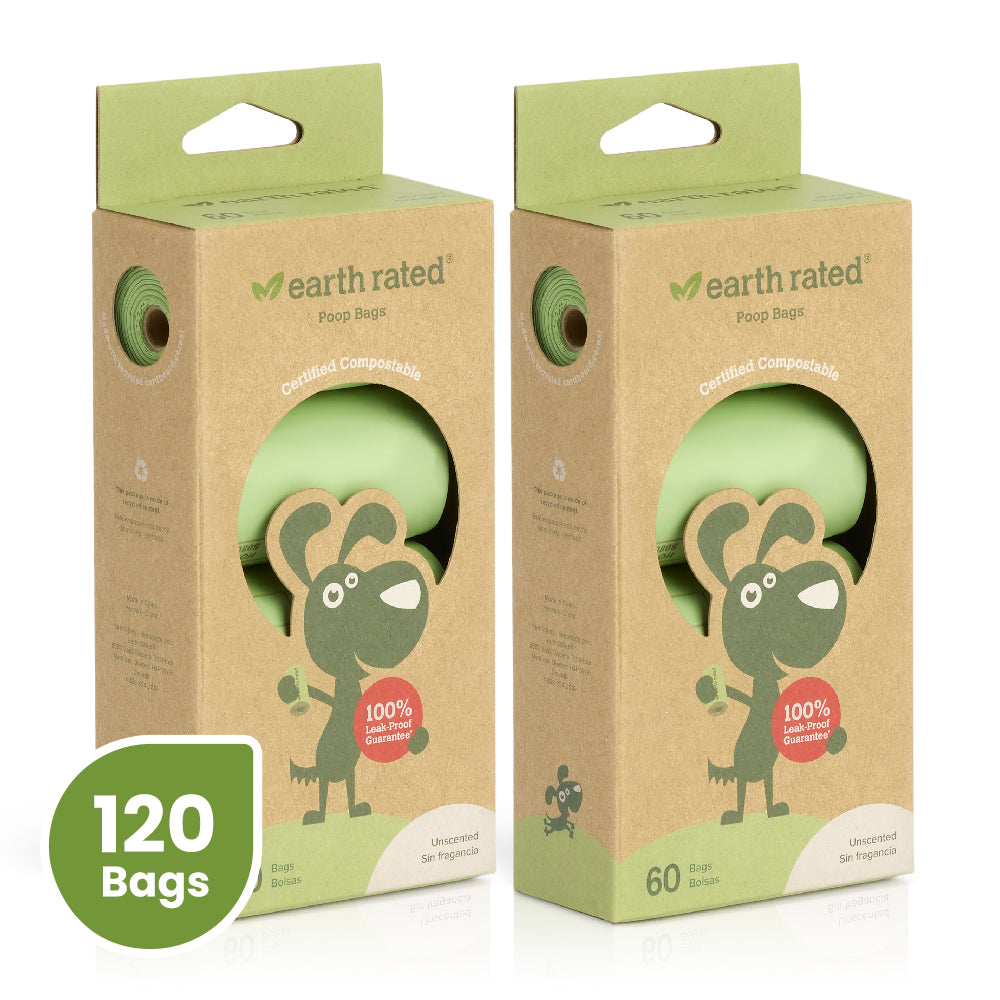 Image of Earth Rated 100% Compostable Poop Bags