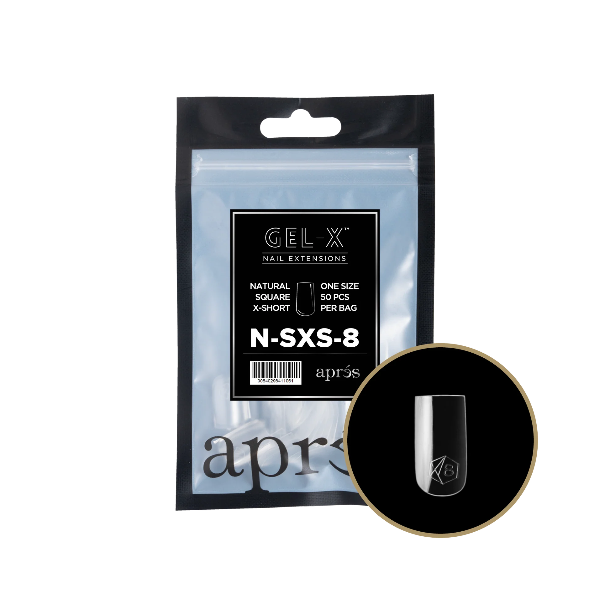 APRÈS NATURAL SQUARE EXTRA SHORT - REFILL BAGS