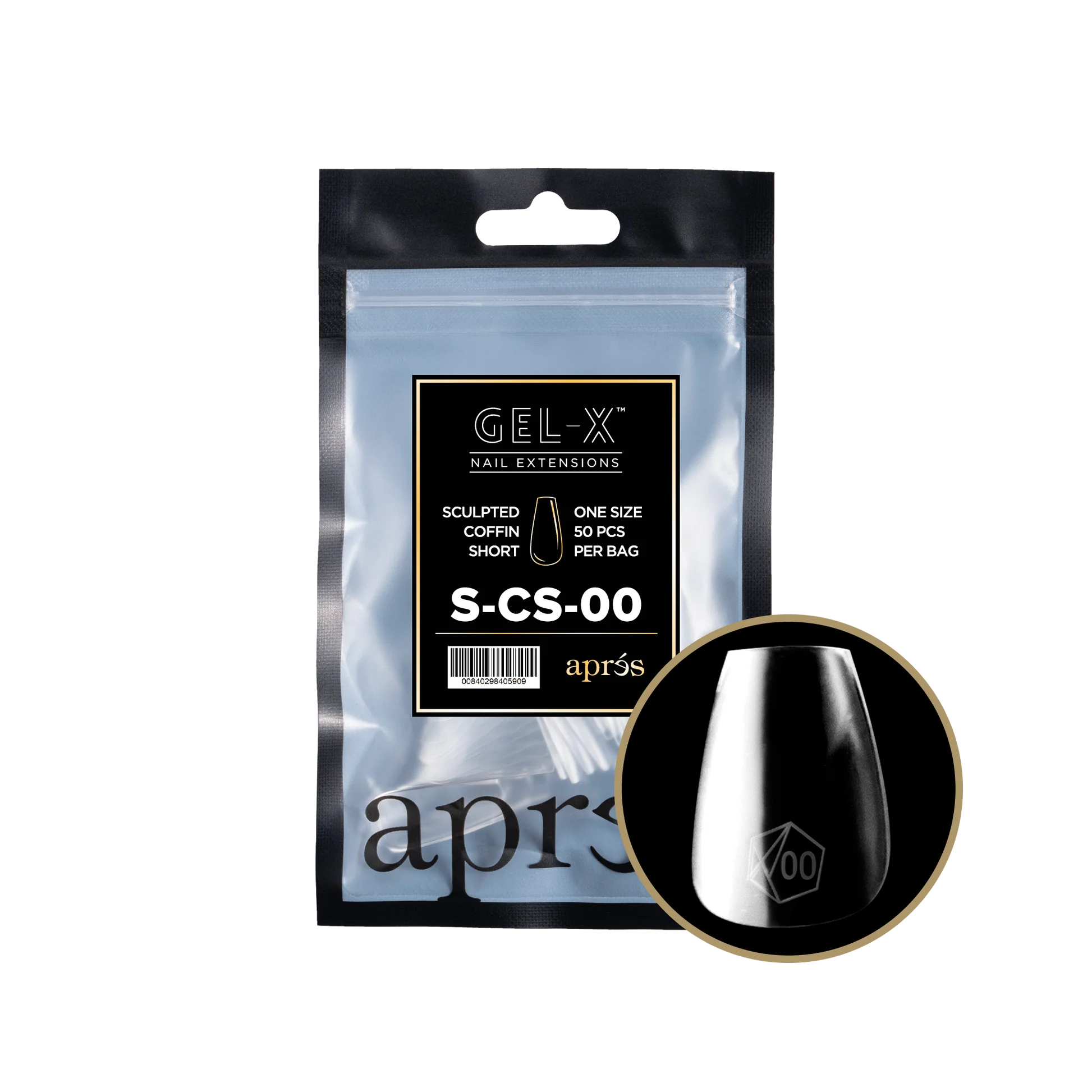 Après GEL-X® NATURAL COFFIN SHORT REFILL BAG