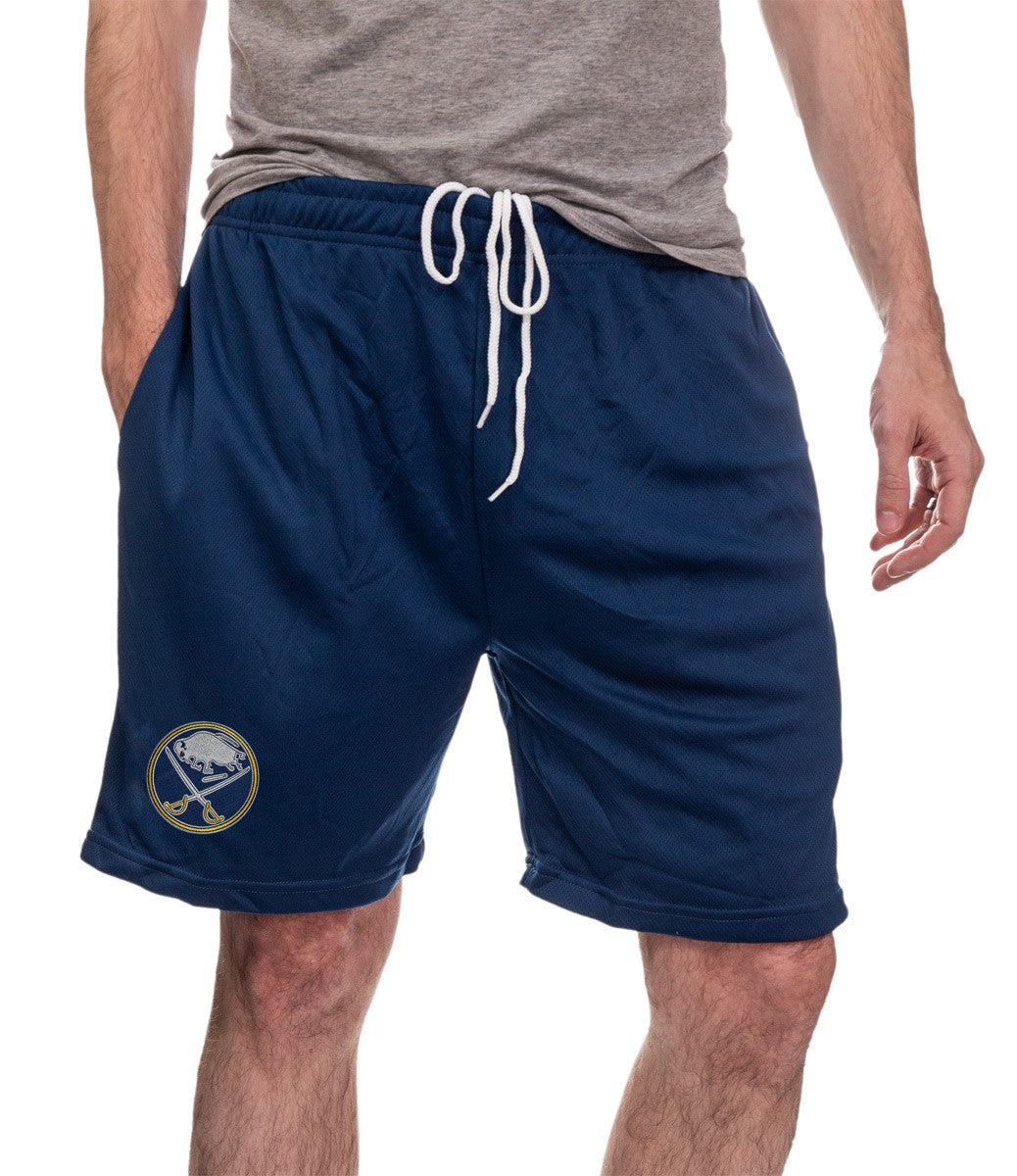 NHL Mens Air Mesh Shorts- Buffalo 