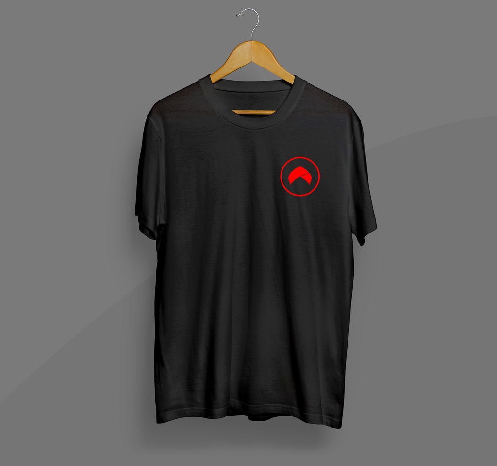 red pocket t shirt