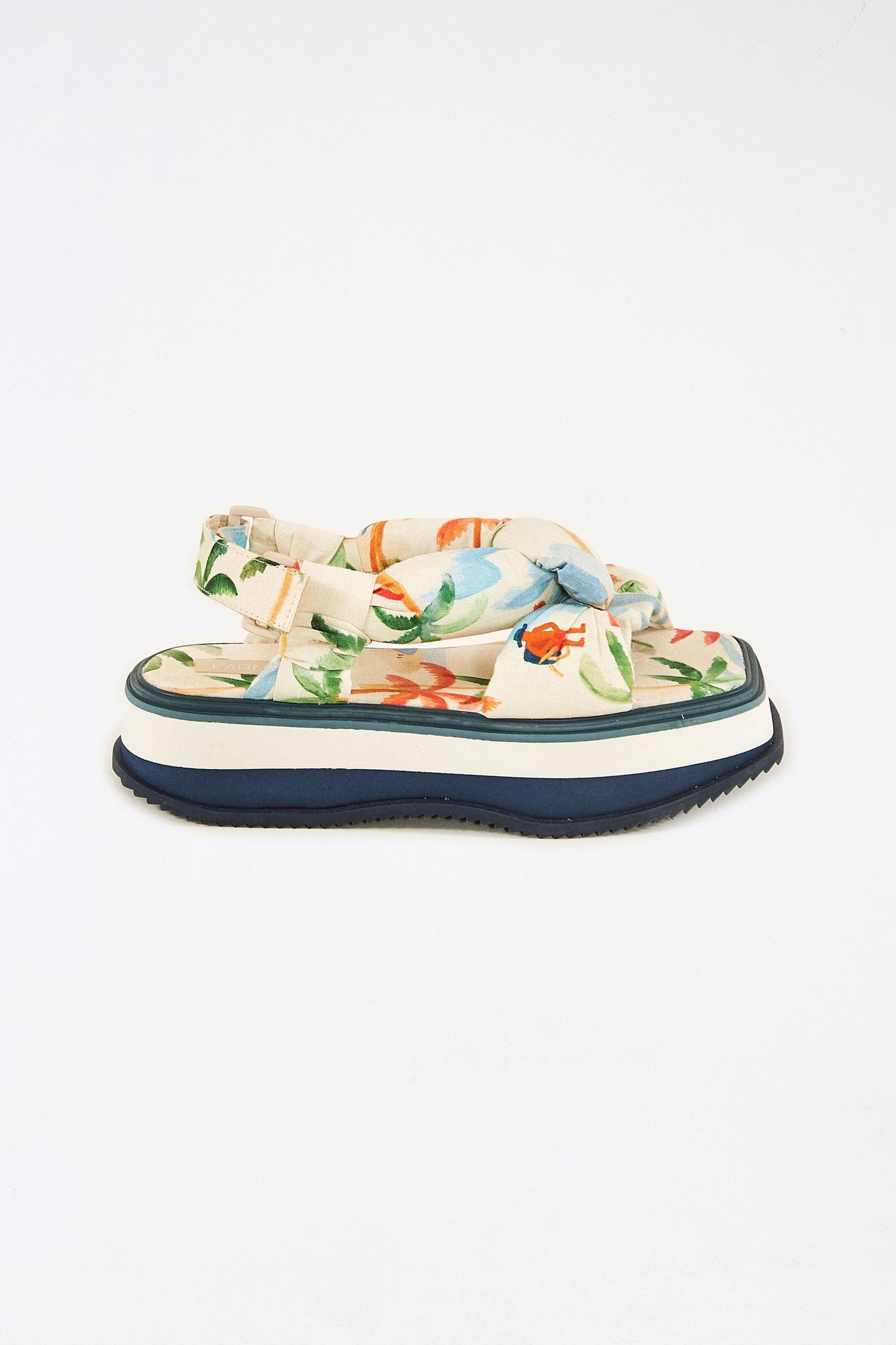 Farm Rio Sale 22 Copacabana Scarf Flatform Sandal | ModeSens