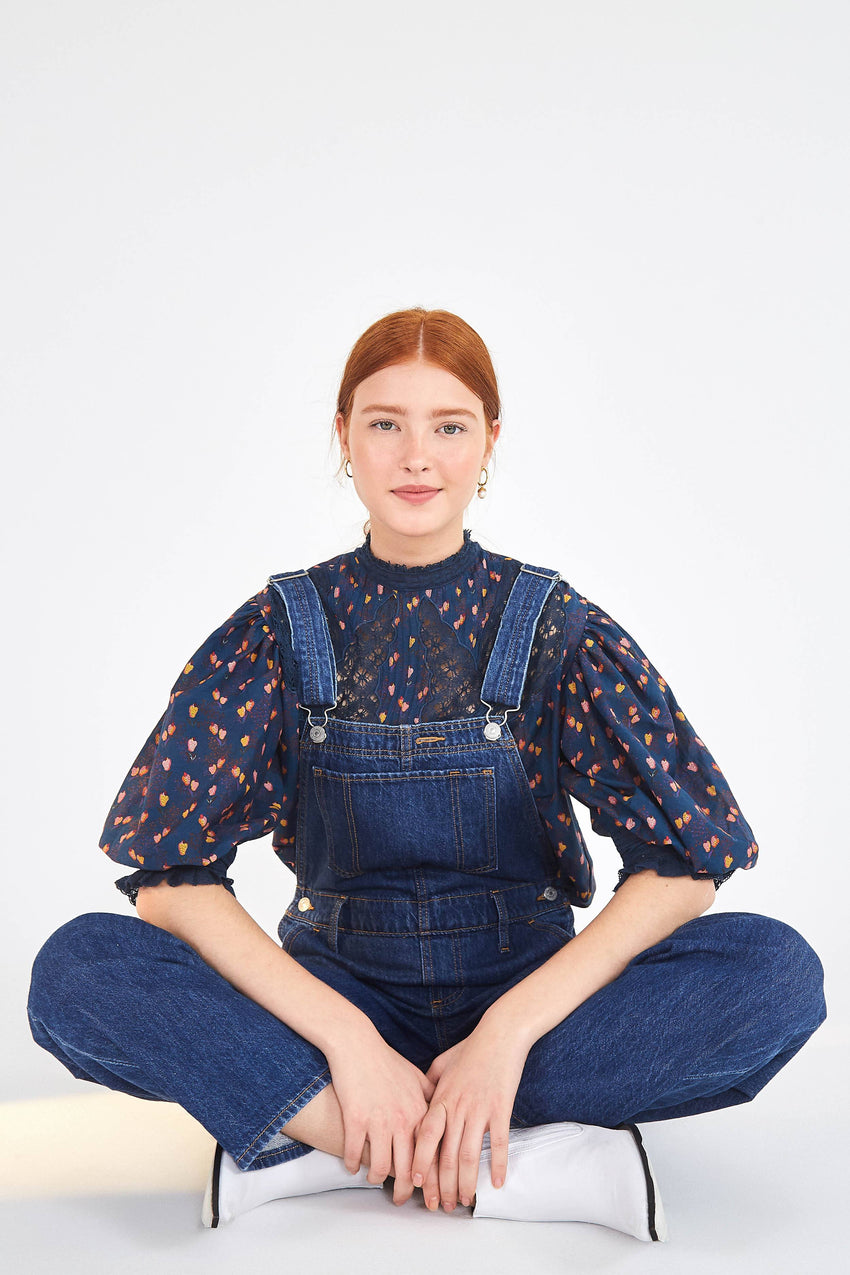 levi's baggy denim overalls