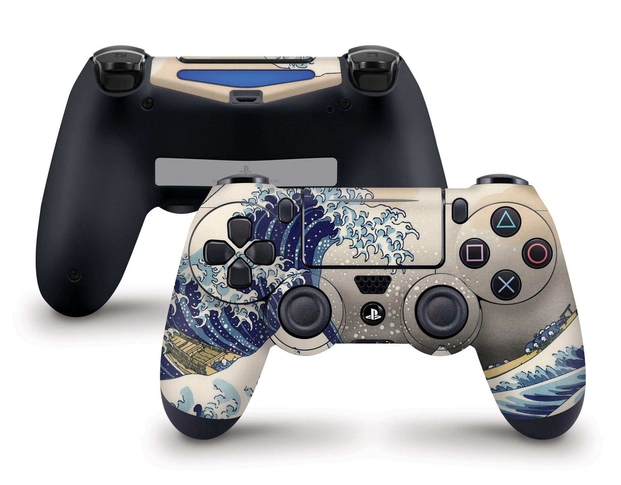 ps4 controller blue wave