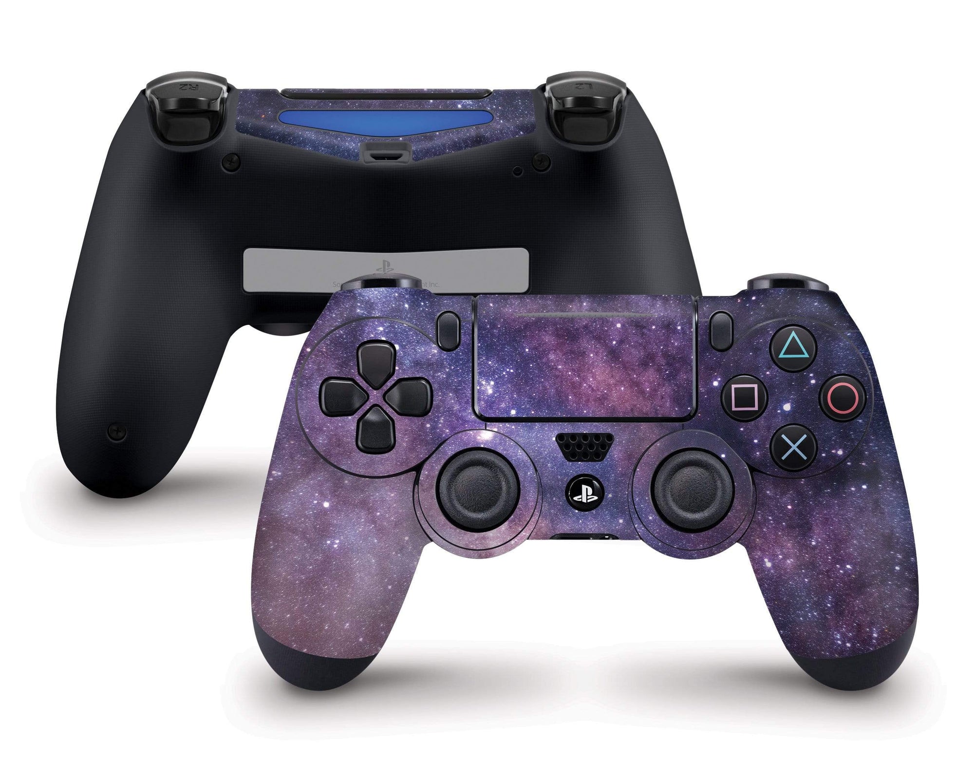 purple and black ps4 controller