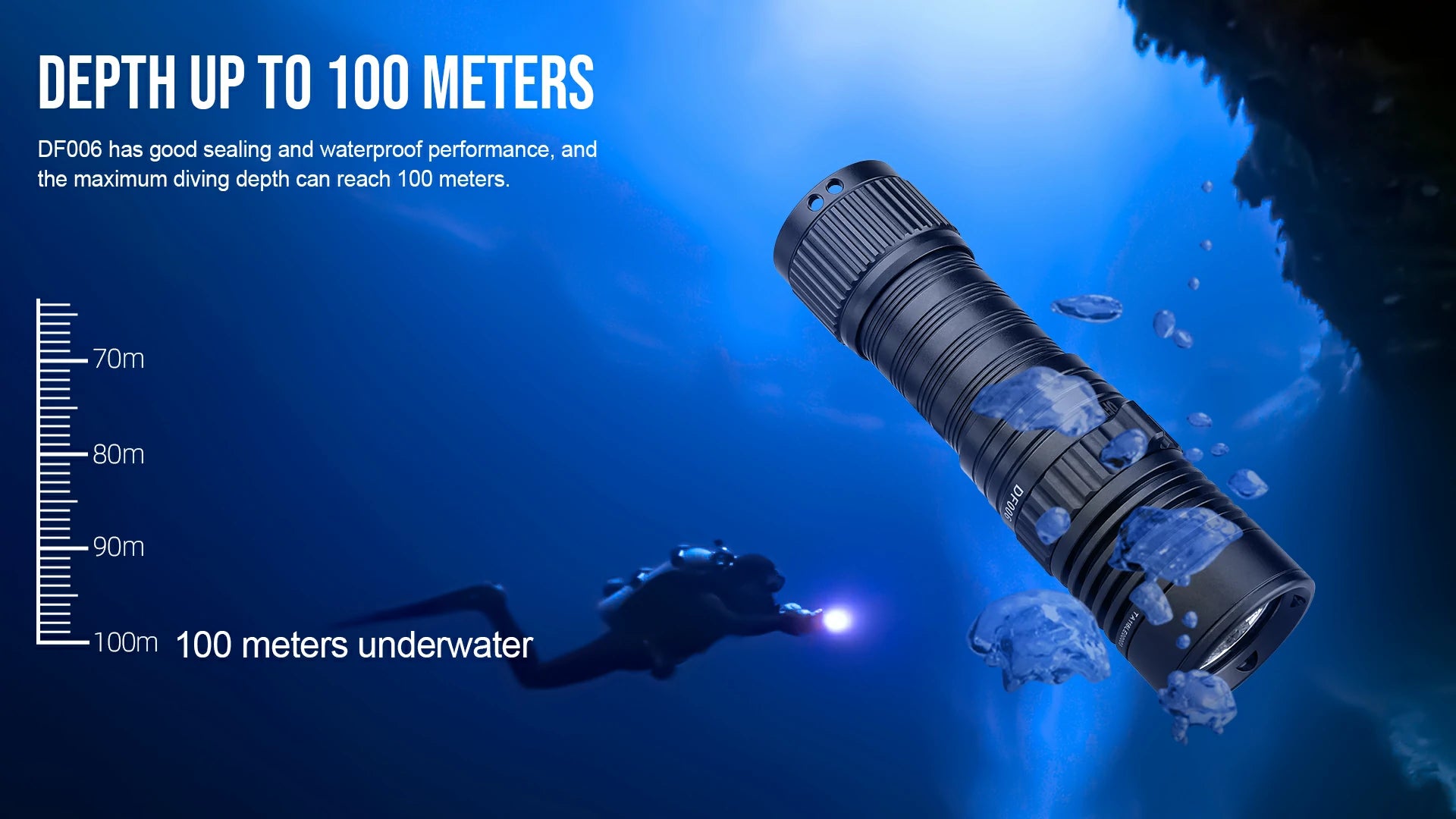 TrustFire DF006 Diving Flashlight 2300 lumens