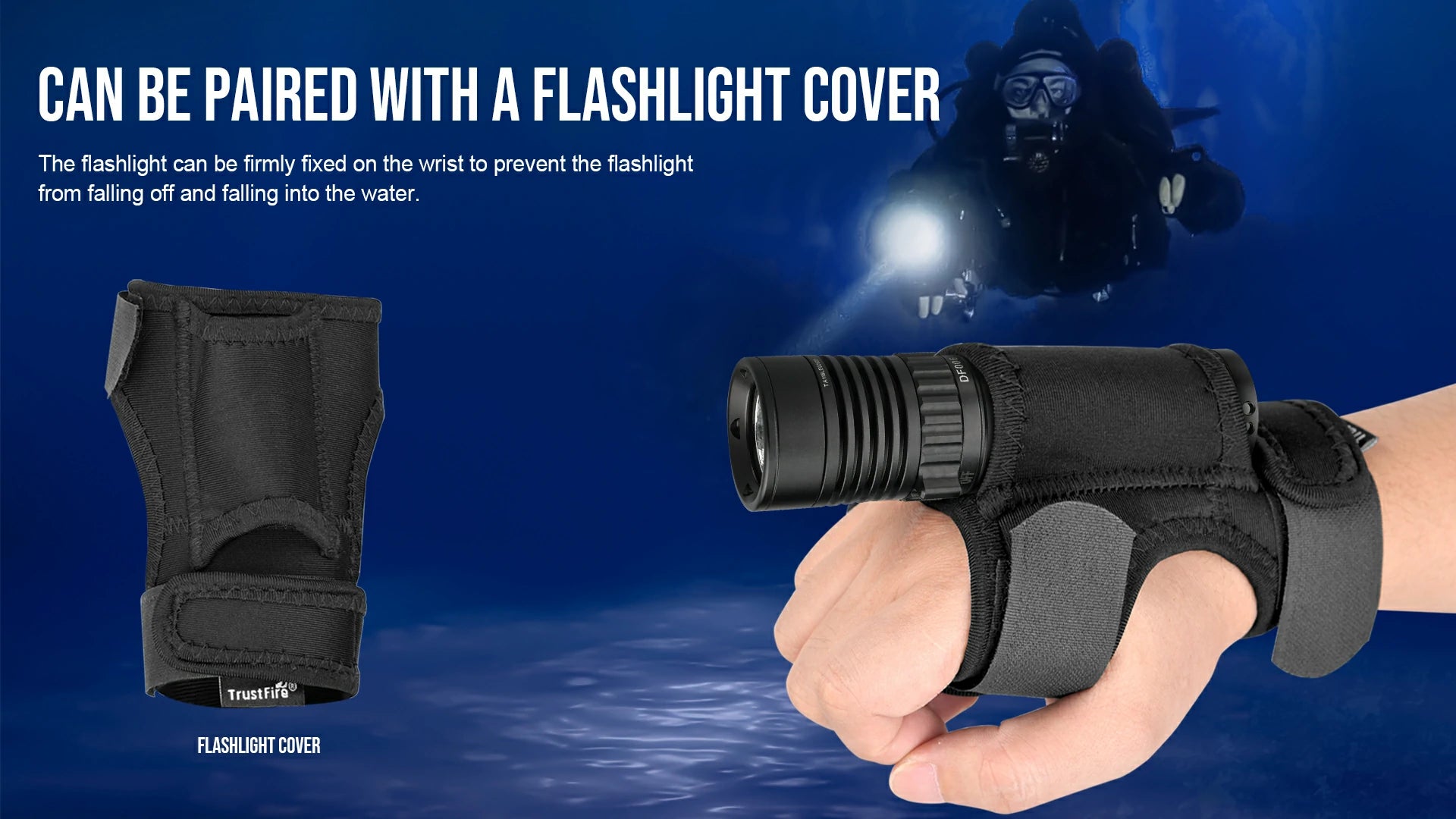 TrustFire DF006 Diving Flashlight 2300 lumens