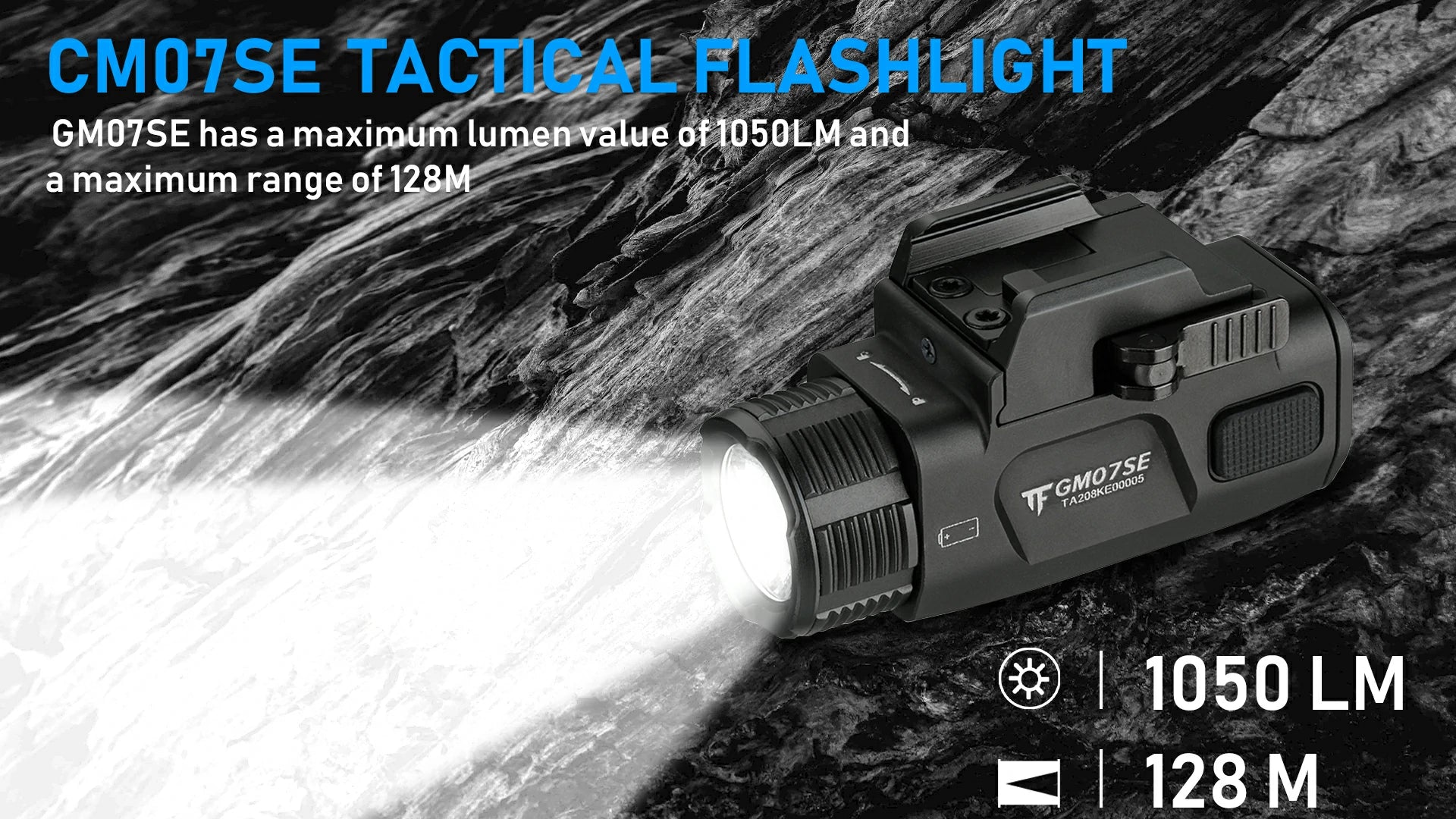 TrustFire GM07SE Tactical Light 1050 Lumens