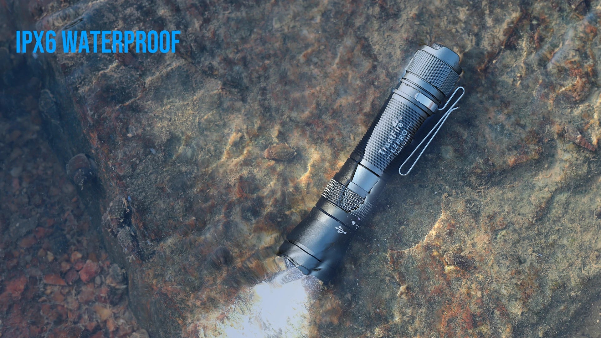 TrustFire L2 Pro Tactical Flashlight 1100 Lumens