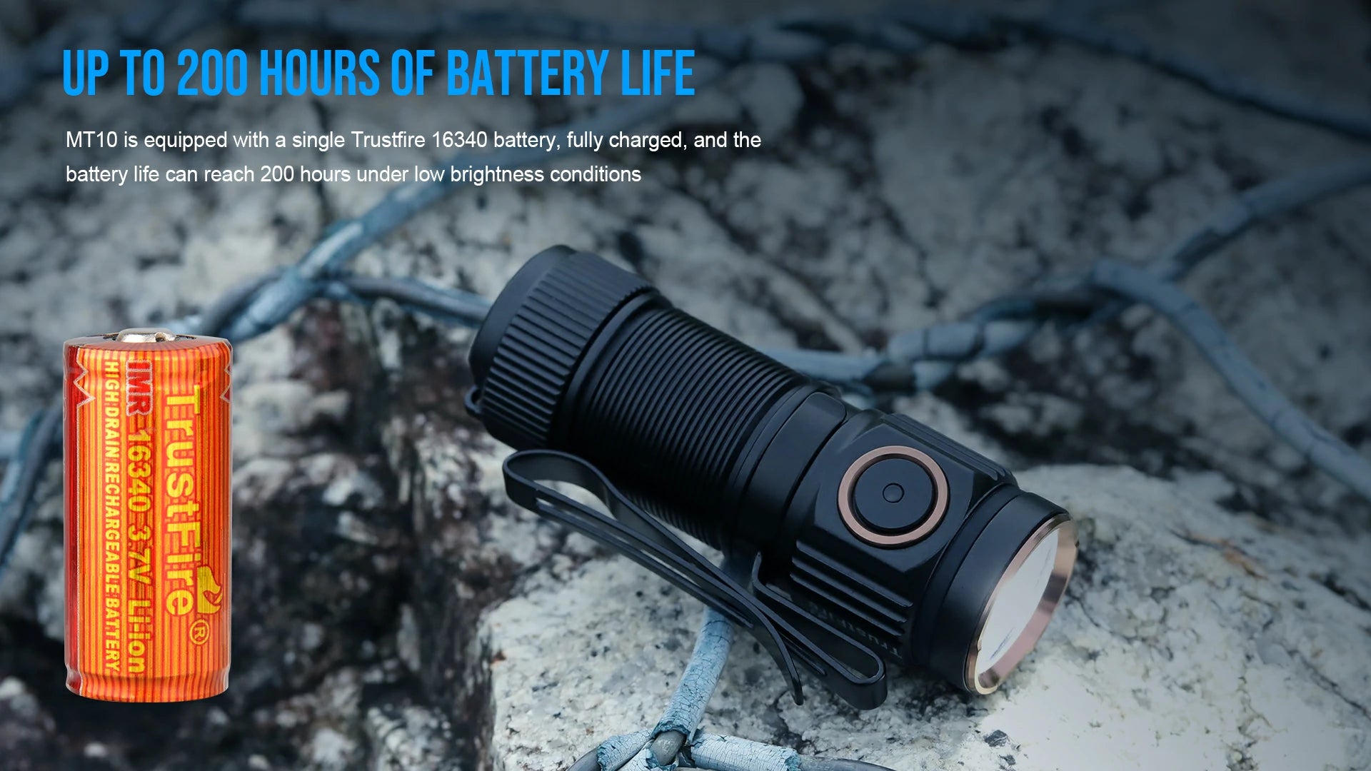 TrustFire MT10 EDC Flashlight 1000 Lumens