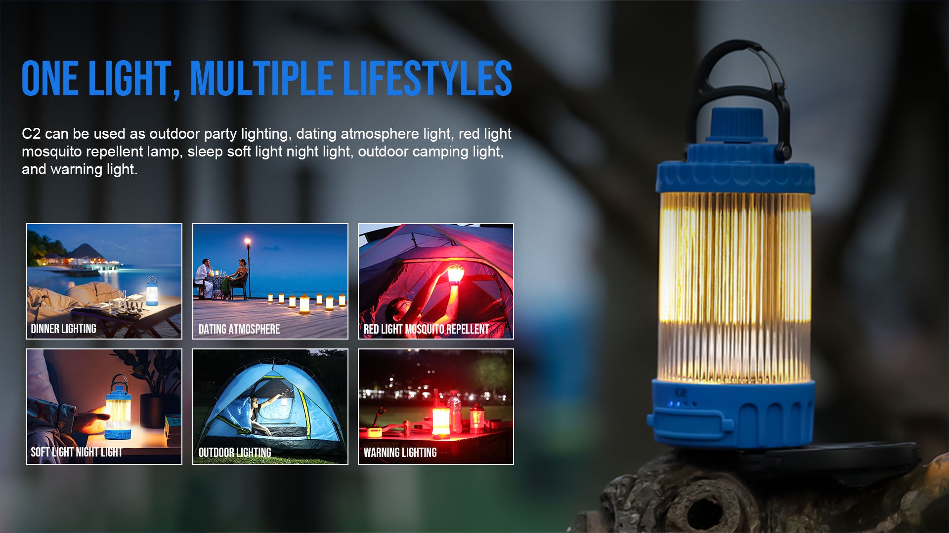 TrustFire C2 Rechargeable Camping Lantern