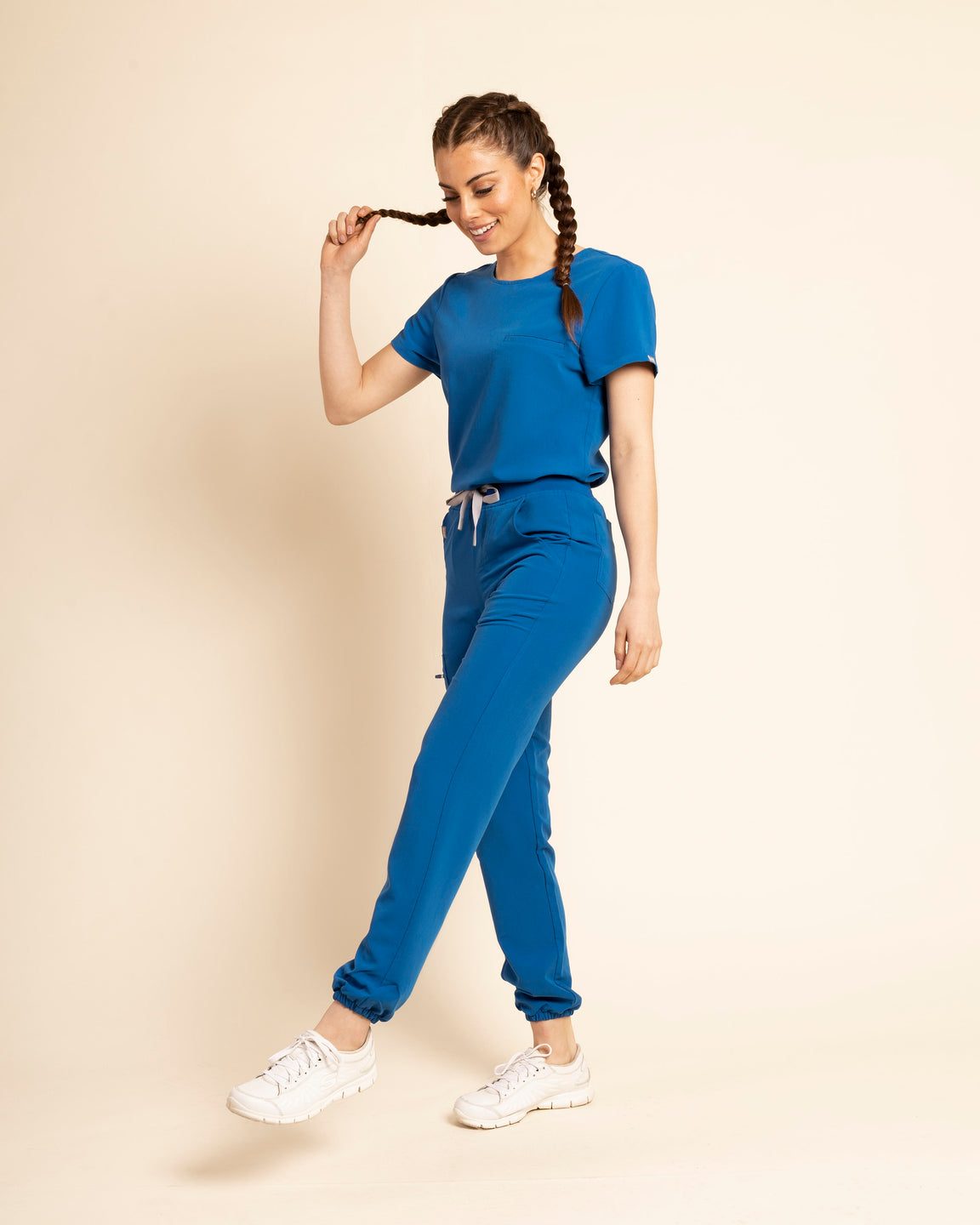 jogger azul marino mujer