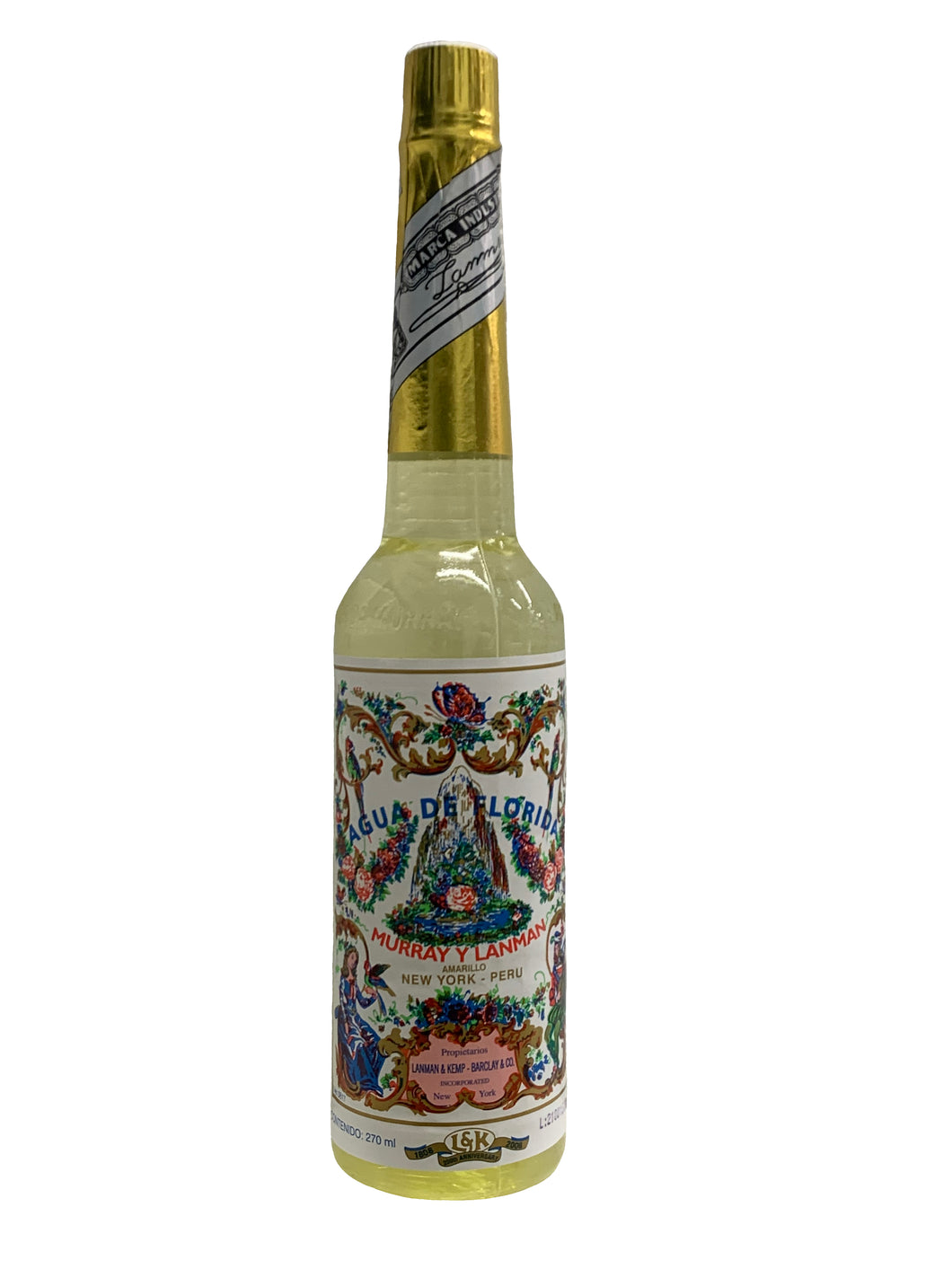 Genuine Peruvian Agua de Florida 270 ml - Shamanic Cleansing Spirit Water  by Lanman & Kemp-Barclay - Peru