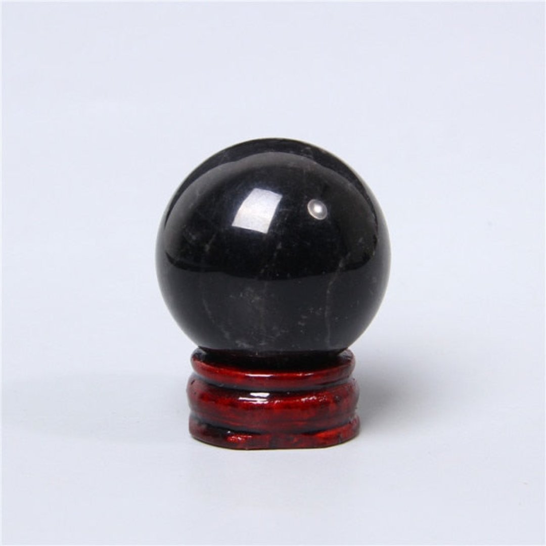 Decorative Natural Stones Sphere Ball - Obsidian 35-40mm / No pedestal - Natural Stones - Pretland | Spiritual Crystals & Jewelry